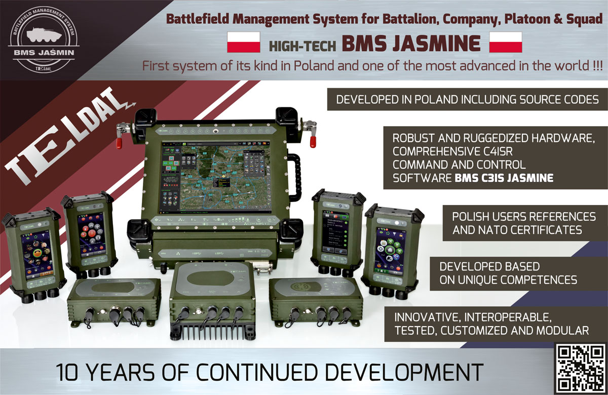 BMS JASMINE - Battlefield Management System for Battalion, Company, Platoon & Squad